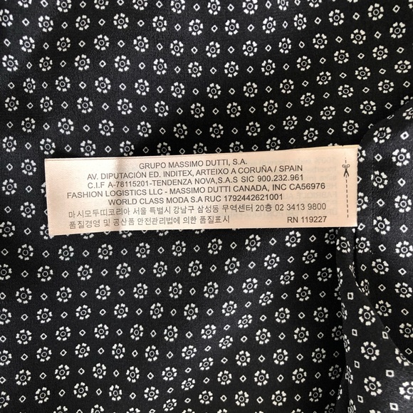 NWT Massimo Dutti Silk Top Size 4 - Picture 4 of 7